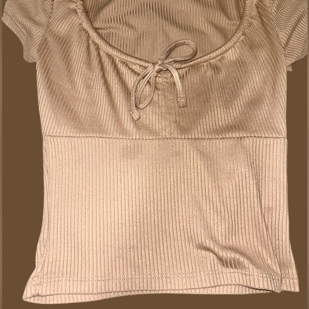 Elegant Tan Women's Top